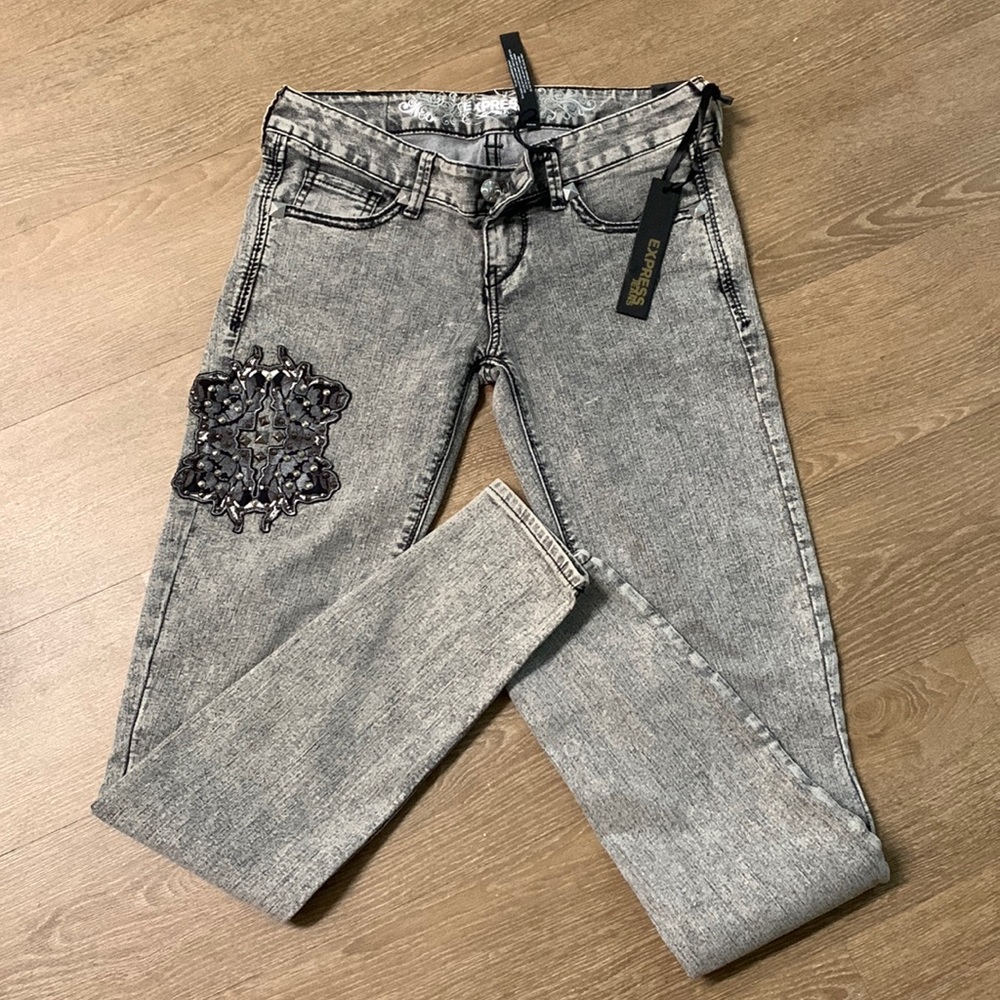 Grey denim
